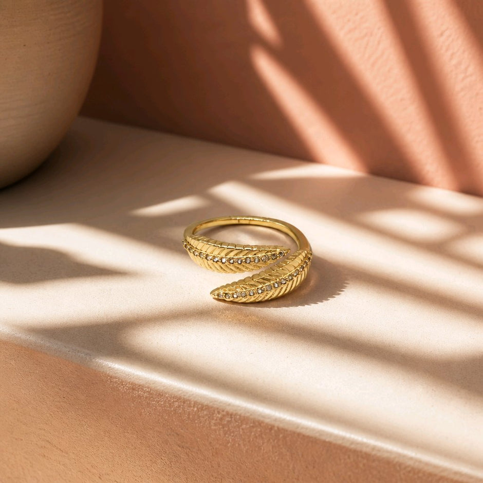 Anillo hoja