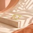 Anillo cilueta corazón