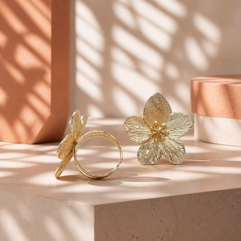 Anillo maxi flor