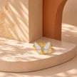 Anillo mariposa resina
