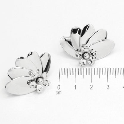 Arete flor lisa P (3cm)