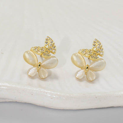 Arete dos mariposas