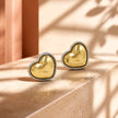 Arete corazón 2 oros