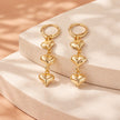 Arete lluvia corazones