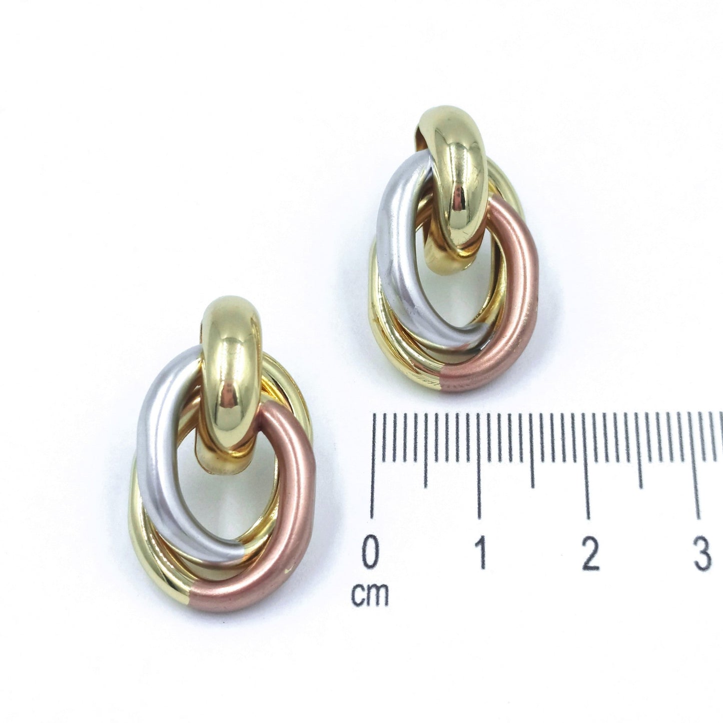 Arete óvalos esmaltados