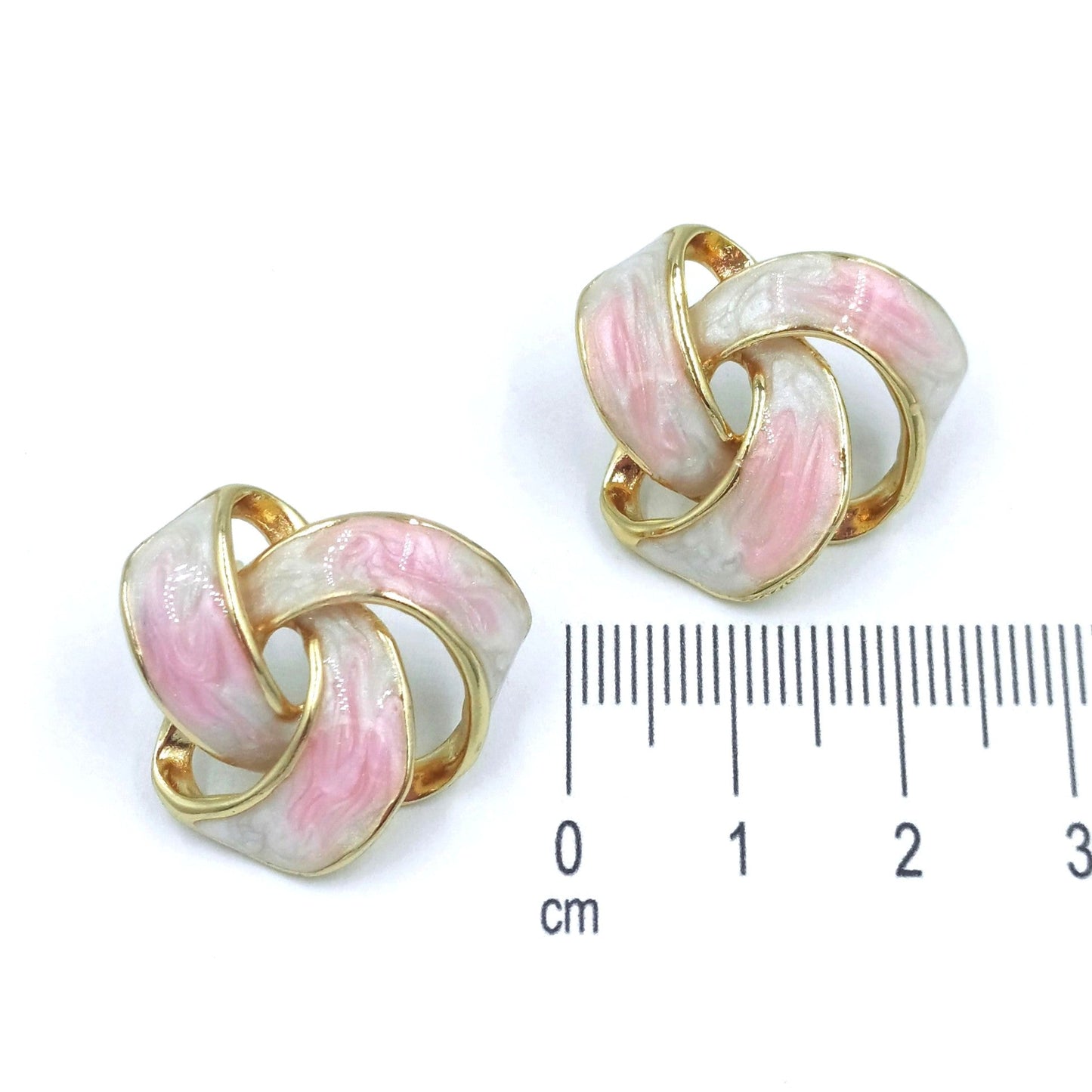 Arete nudo esmaltado
