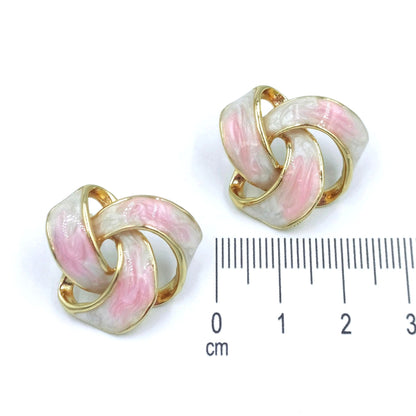 Arete nudo esmaltado