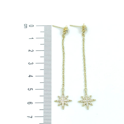 Arete estrella micro zircón