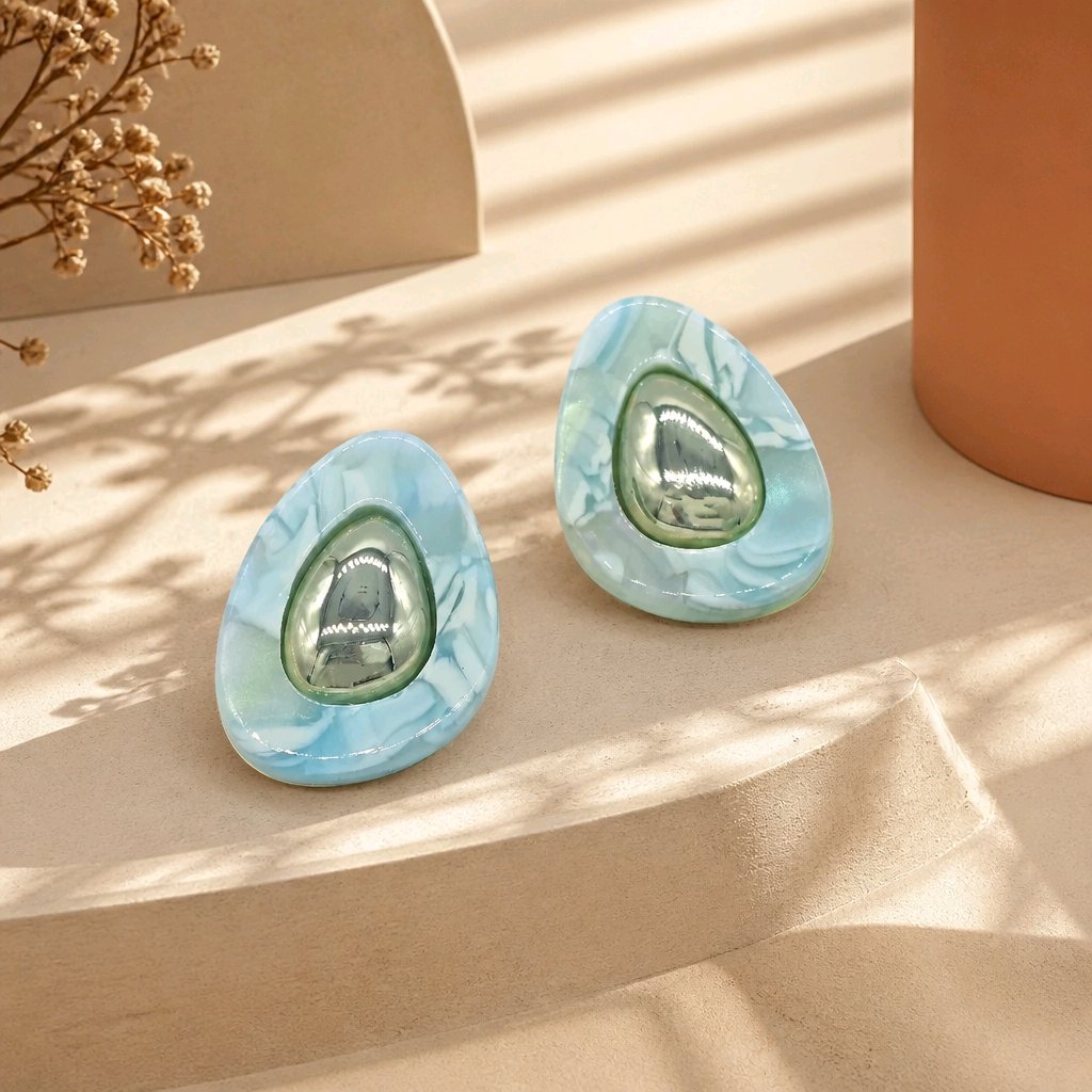 Arete resina turqueza