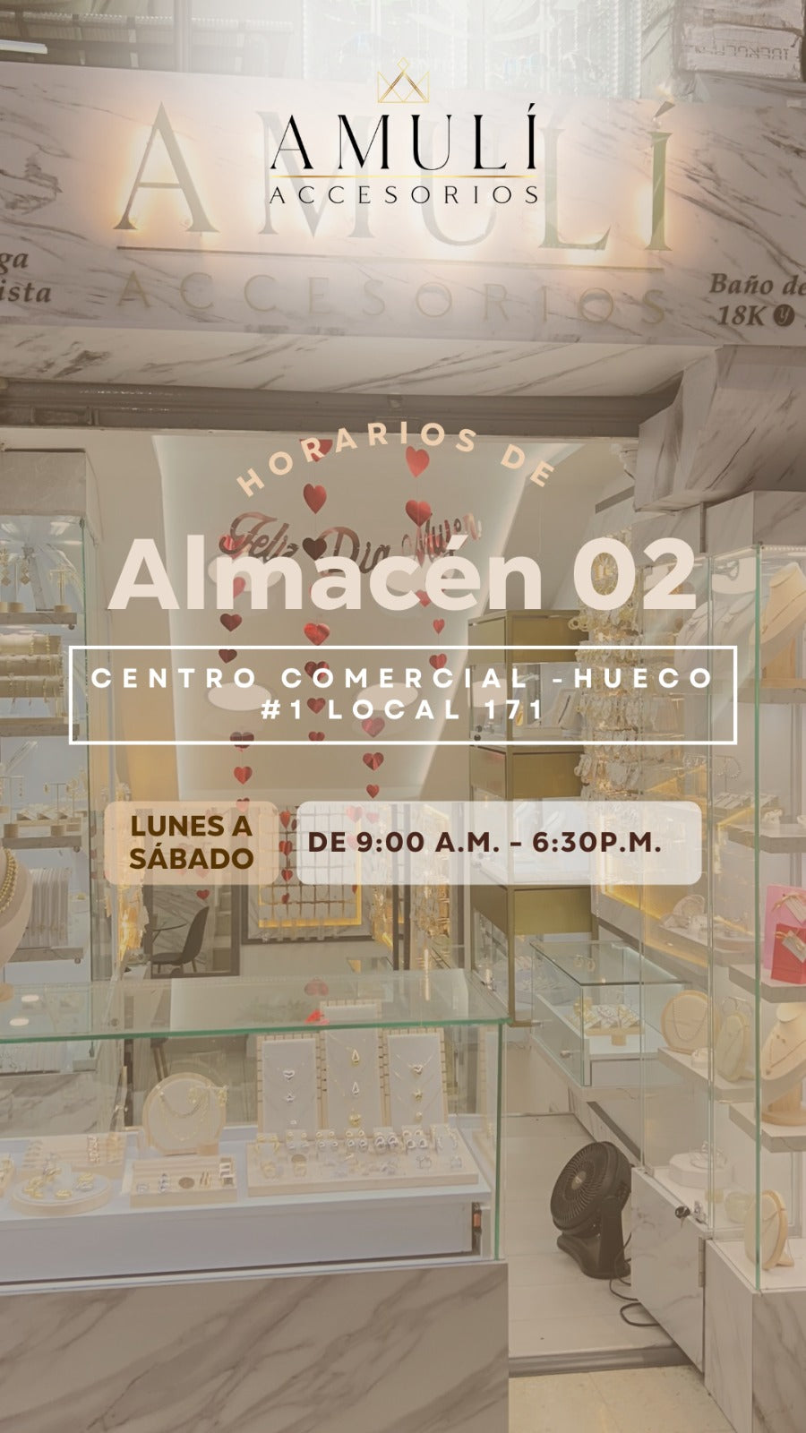Tienda de accesorios de dama en Medellin centro comercial el hueco local 171