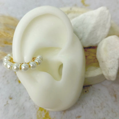 Earcuff perlas