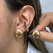 Bronce aret earcuff perla/balin