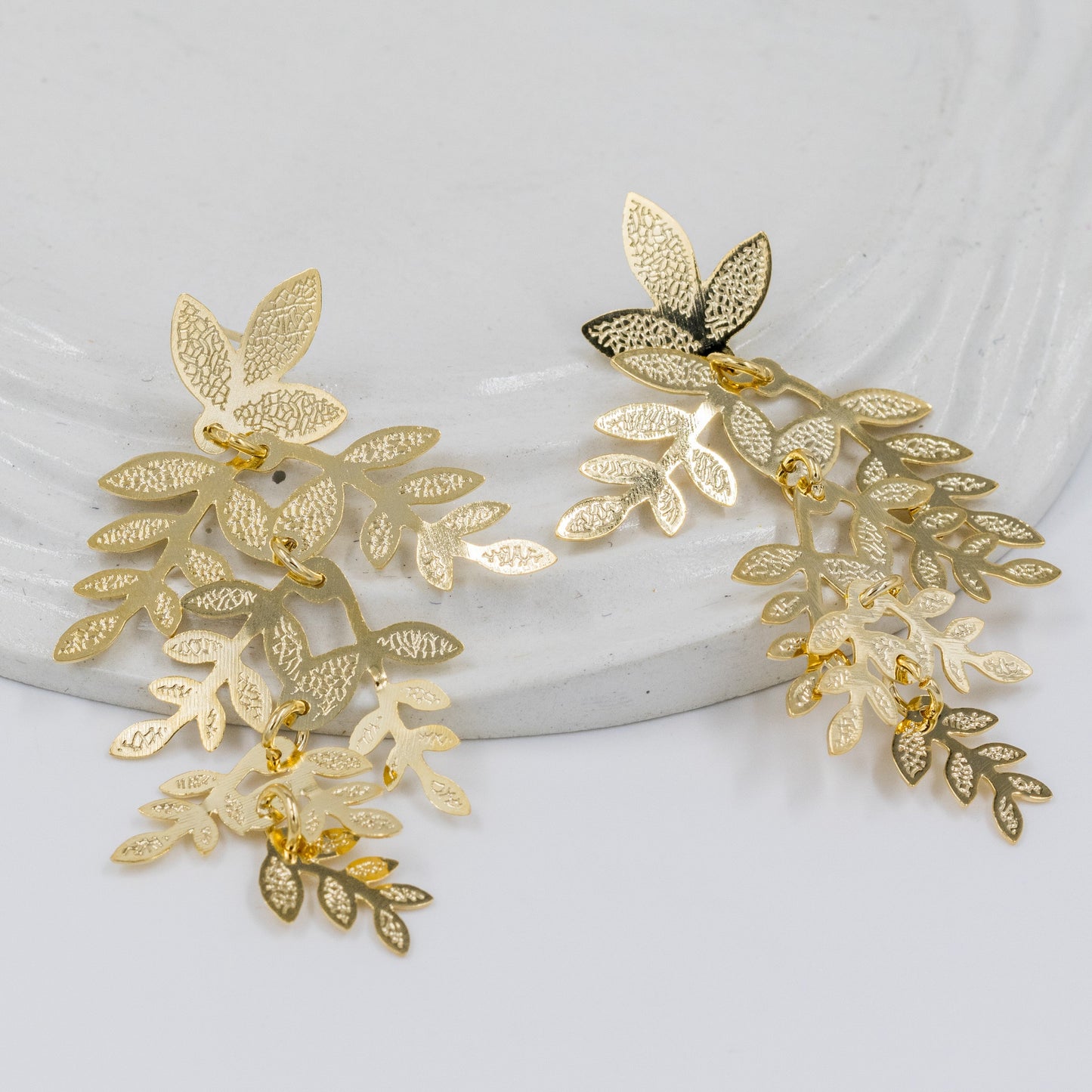 Arete bronce hoja 7cm