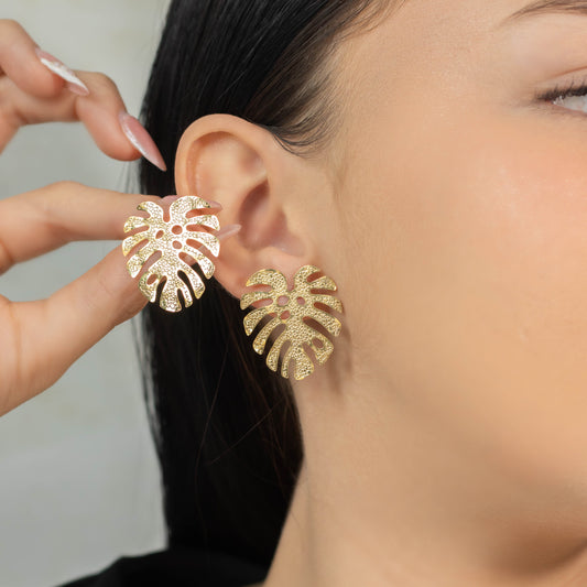 Arete bronce hoja 3cm