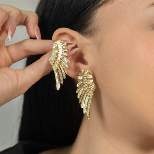 Arete bronce alas triples 4.5cm