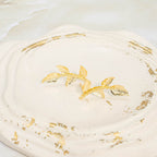 Arete bronce hojitas