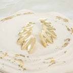 Arete bronce ala hojas