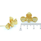 Arete bronce media flor