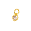 Dije mini corazón cristal
