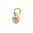 Dije mini corazón rosa