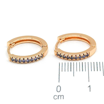 Cdga pequeña microzircones lila (14mm)