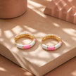 Candonga pqa esmaltada Pink (1,5cm)