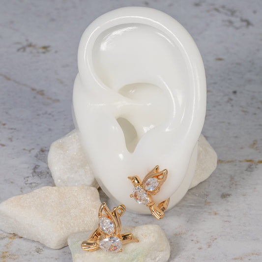 Candonga pequeña paloma zircón (1,5cm)