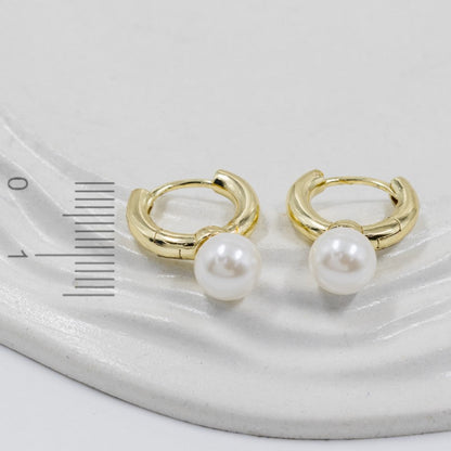 Candonga pequeña maxi perla (1,4cm)