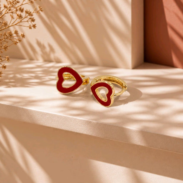 Candonga pequeña silueta corazon (1cm)