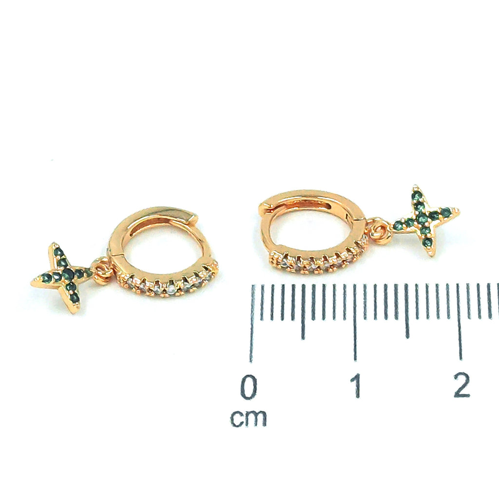 Cdga pequeña dije esmeralda