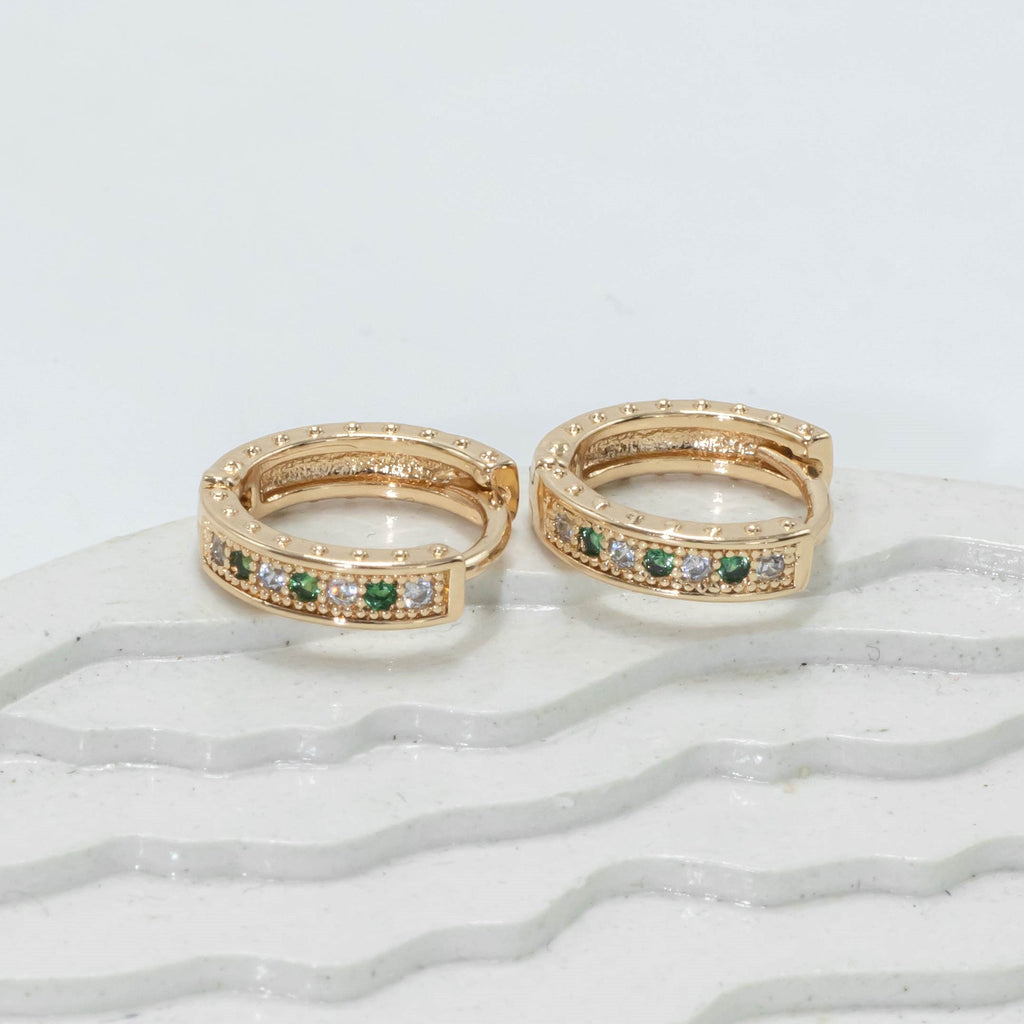 Cdga pequeña zircón esmeralda