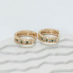 Cdga pequeña zircón esmeralda