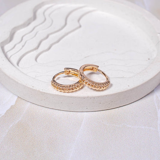 Candonga pequeña doble balín-zircon