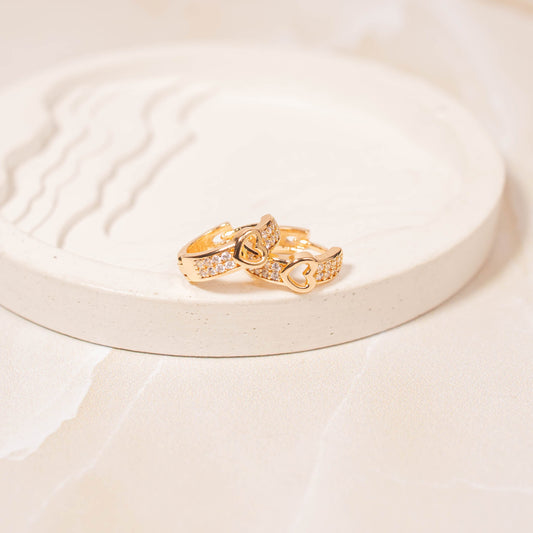 Candonga pequeña microzircon corazón