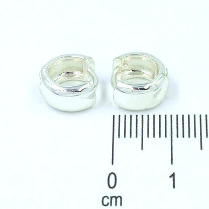 Candonga pequeña lisa plata