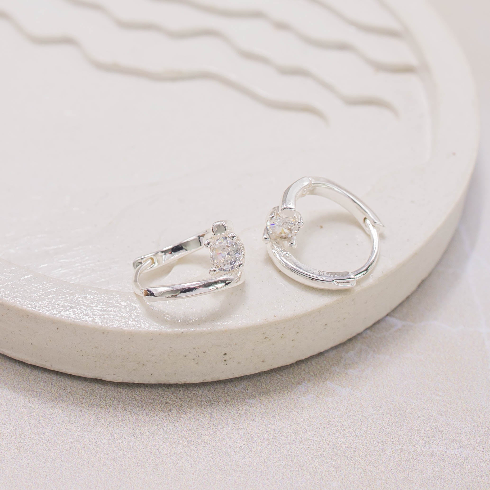 Candonga pequeña baño de plata