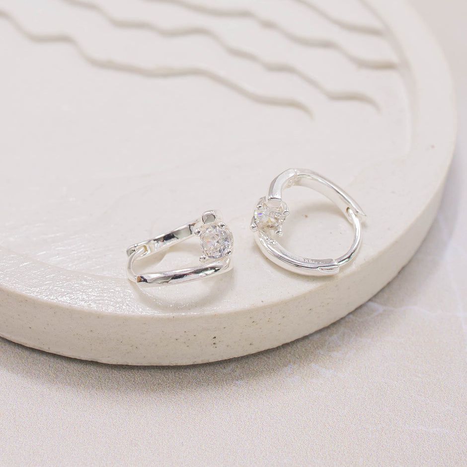 Candonga pequeña baño de plata