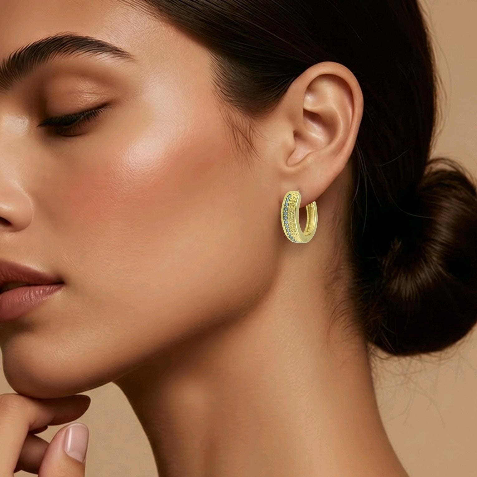 Candonga pequeña zircón azul