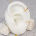 Candonga pequeña delgada lisa (6mm)