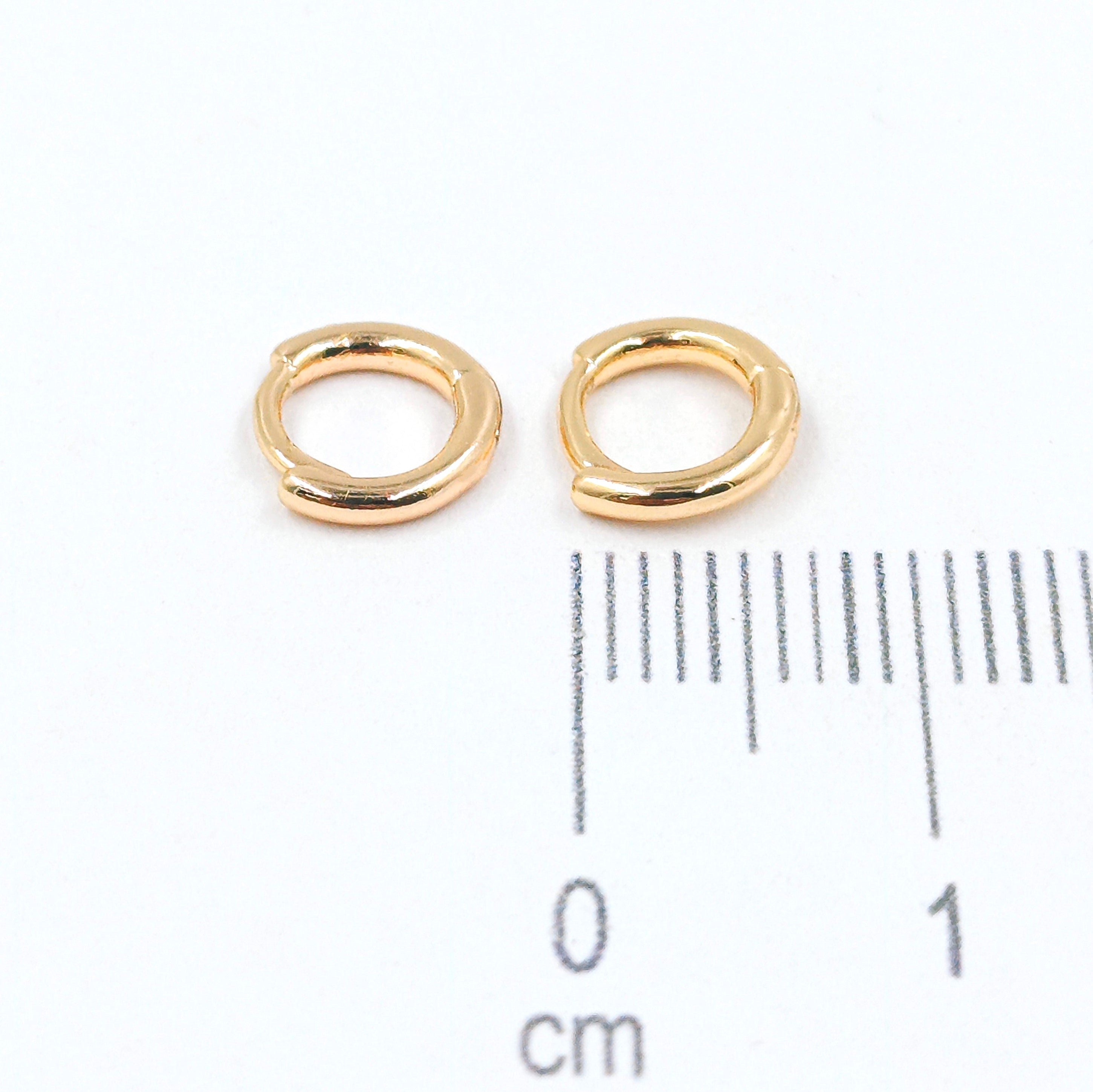 Candonga pequeña delgada lisa (6mm)