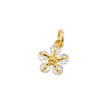 Dije flor zircón