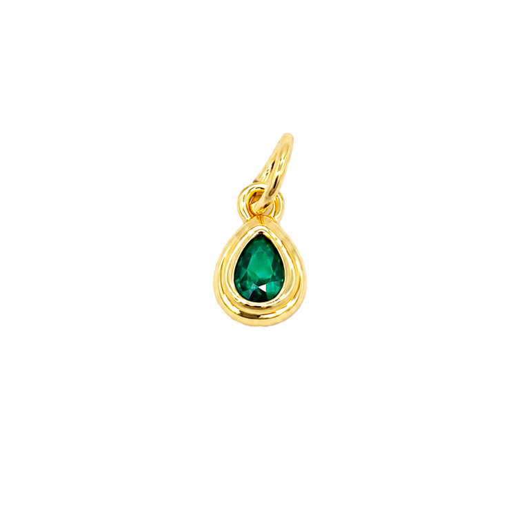 Dije mini gota esmeralda
