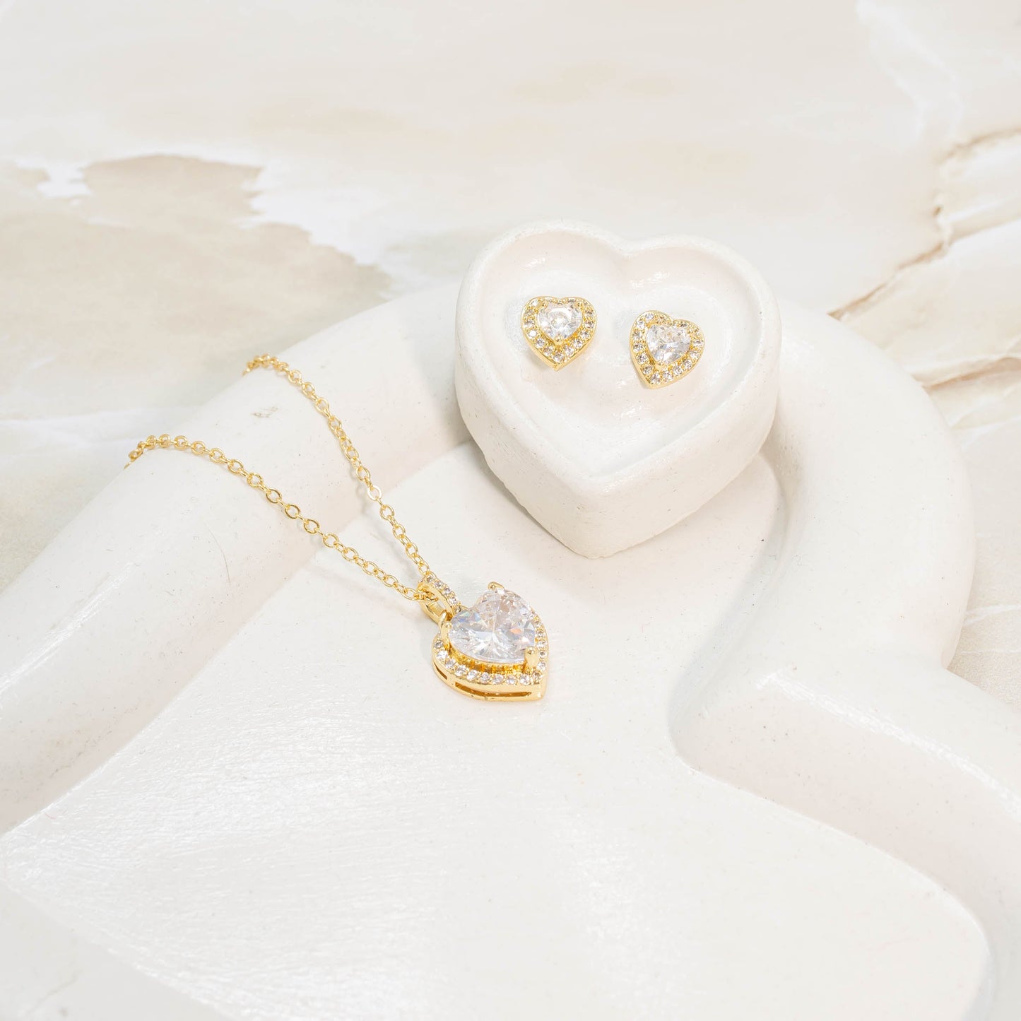 Dúo corazón  diamante