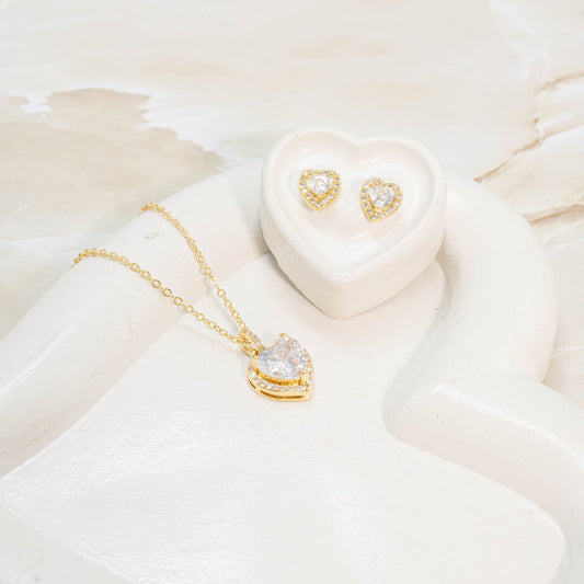 Dúo corazón  diamante