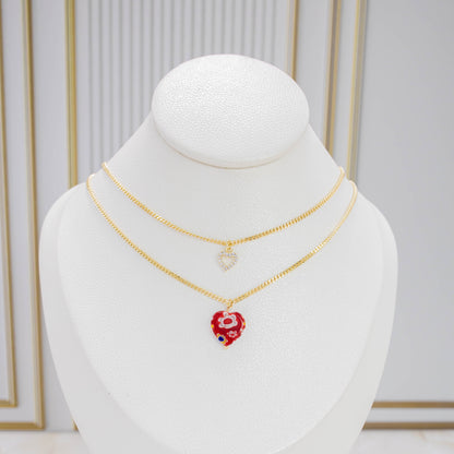 Dúo corazón murrina