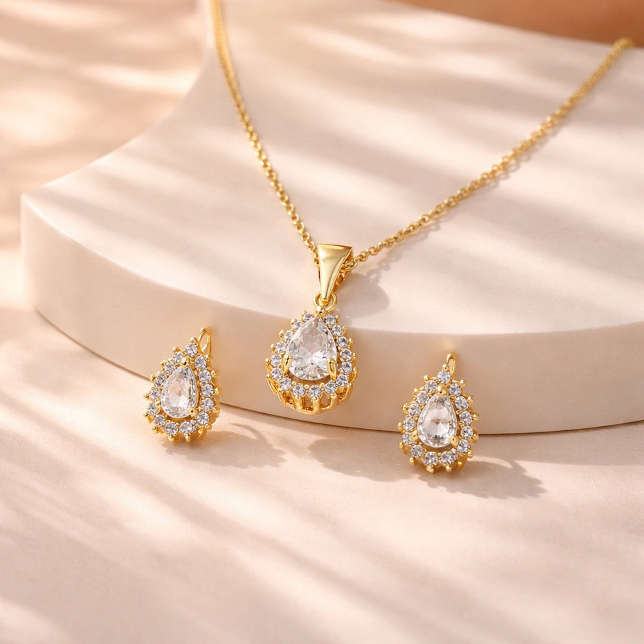 Dúo gota cristal
