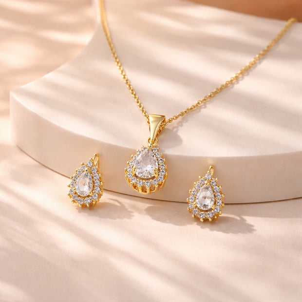 Dúo gota cristal