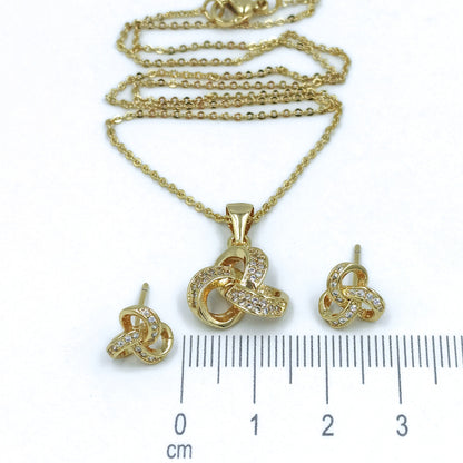 Dúo nudo micro zircón