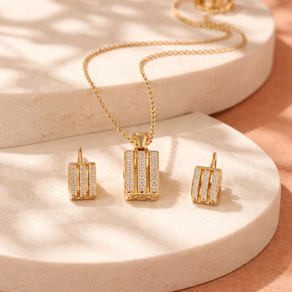 Dúo triple micro zircón