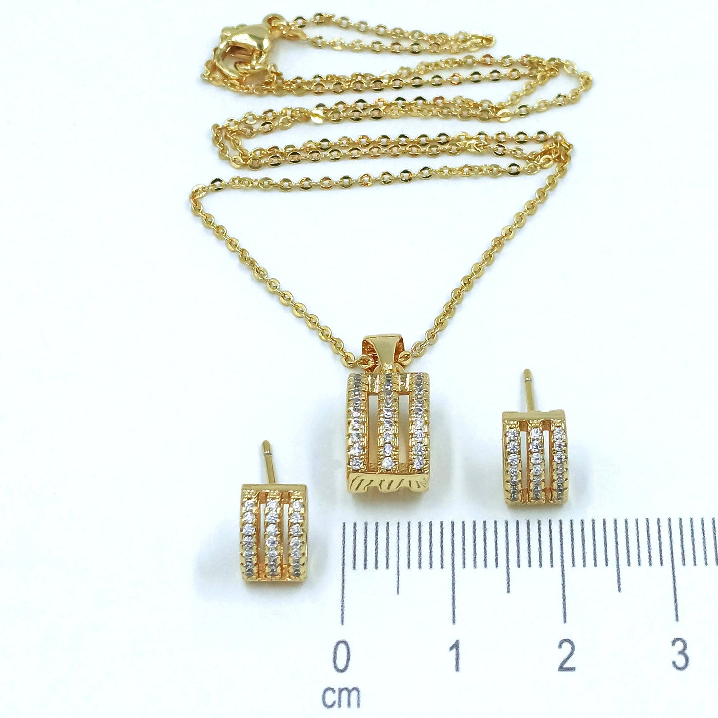 Dúo triple micro zircón